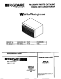 COVER Diagram and Parts List for WAL103Y1A1  Frigidaire Air Conditioner