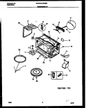 WRAPPER AND BODY PARTS Diagram and Parts List for 56-9702-10-03  Tappan Microwave