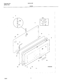 Part Location Diagram of 216049501 Frigidaire HANDLE