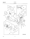 CONTROLS Diagram and Parts List for FRS23X5AW0  Frigidaire Refrigerator