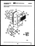 SYSTEM AND AUTOMATIC DEFROST PARTS Diagram and Parts List for RT174LCF1  Frigidaire Refrigerator