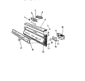 CONTROL PANEL Diagram and Parts List for SC550DXW6  Frigidaire Dishwasher