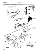 CONTROLS Diagram and Parts List for MRS26LGJB0  Frigidaire Refrigerator