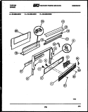 BACKGUARD Diagram and Parts List for 30-4980-23-02  Tappan Range