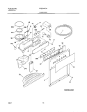 ICE & WATER DISPENSER Diagram and Parts List for FRS26KW3AQ0  Frigidaire Refrigerator