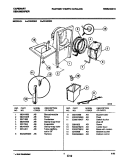 CONDENSER Diagram and Parts List for CDH25E2  Frigidaire Dehumidifier