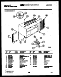 CABINET AND INSTALLATION PARTS Diagram and Parts List for MH205G1QA  Kelvinator Air Conditioner
