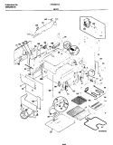 BODY Diagram and Parts List for FES387CESB  Frigidaire Wall Oven