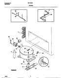 SYSTEM Diagram and Parts List for FFC15M6CW0  Frigidaire Freezer