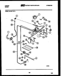 BURNER, MANIFOLD AND GAS CONTROL Diagram and Parts List for 30-7347-23-03  Tappan Range