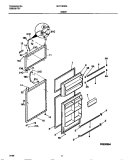 DOOR Diagram and Parts List for MRT18NRED1  Frigidaire Refrigerator