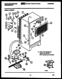 SYSTEM AND AUTOMATIC DEFROST PARTS Diagram and Parts List for RT175MCD1  Frigidaire Refrigerator