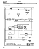 WIRING DIAGRAM Diagram and Parts List for MEF365BEDA  Frigidaire Range