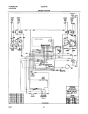 WIRING DIAGRAM Diagram and Parts List for GLEFS76AQE  Frigidaire Range