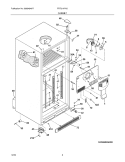 CABINET Diagram and Parts List for FRT21H7ASK9  Frigidaire Refrigerator