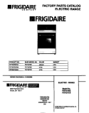 COVER Diagram and Parts List for FEF357CESA  Frigidaire Range