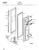 Part Location Diagram of 5303918164 Frigidaire PANEL-EXT Freezer  DOOR