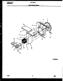 AIR HANDLING PARTS Diagram and Parts List for FAL123S1A3  Frigidaire Air Conditioner