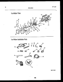ICE MAKER AND INSTALLATION PARTS Diagram and Parts List for FPCEB21TIRB1  Frigidaire Refrigerator