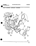 CABINET AND COMPONENT PARTS Diagram and Parts List for FDE336RBS0  Frigidaire Dryer