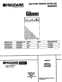 COVER Diagram and Parts List for GWX223RBW2  Gibson Washer