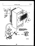 SYSTEM AND AUTOMATIC DEFROST PARTS Diagram and Parts List for RT174MLW1  Frigidaire Refrigerator
