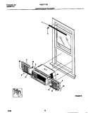 WINDOW MOUNTING PARTS Diagram and Parts List for FAB077Y7B1  Frigidaire Air Conditioner
