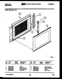 Part Location Diagram of 5303211147 Frigidaire DOOR