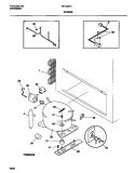 SYSTEM Diagram and Parts List for F81M207CW0  Frigidaire Freezer