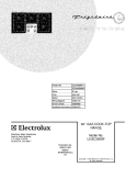 COVER Diagram and Parts List for LEGC36S9FEA  Frigidaire Cooktop