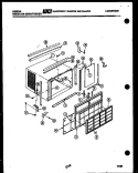 CABINET PARTS Diagram and Parts List for AK18E4RTBA  Gibson Air Conditioner