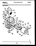 CABINET AND COMPONENT PARTS Diagram and Parts List for DGCSFW4  Frigidaire Dryer