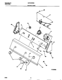 CONTROL PANEL Diagram and Parts List for GWX233RBS2  Gibson Washer