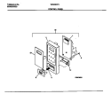 CONTROL PANEL Diagram and Parts List for TMS083E1W0  Tappan Microwave