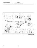 RECOMMENDED SPARE PARTS Diagram and Parts List for FRA064AT713  Frigidaire Air Conditioner