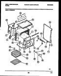 BODY PARTS Diagram and Parts List for KF520GDH7  Frigidaire Range
