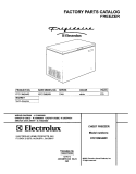 COVER Diagram and Parts List for FFC13M2AW2  Frigidaire Freezer