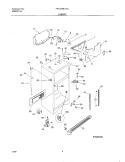 CABINET Diagram and Parts List for FRT22INLHC2  Frigidaire Refrigerator