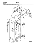 CABINET Diagram and Parts List for MRT18CSEW2  Uni Refrigerator