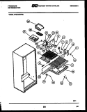 SHELVES AND SUPPORTS Diagram and Parts List for FPCE19TPW0  Frigidaire Refrigerator