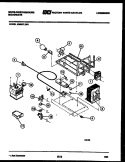 POWER CONTROL Diagram and Parts List for KM937LXM1  Frigidaire Microwave