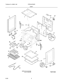 BURNER Diagram and Parts List for CRE3540GWWB  Crosley Range