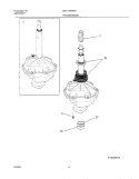 TRANSMISSION Diagram and Parts List for GWT1749AS0  Gibson Washer