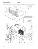 SYSTEM Diagram and Parts List for FGHB2846LF1  Frigidaire Refrigerator