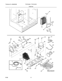 SYSTEM Diagram and Parts List for FGHC2369KE1  Frigidaire Refrigerator