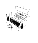 CONSOLE & CONTROLS Diagram and Parts List for LA750EXV3  Frigidaire Washer