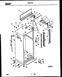 CABINET PARTS Diagram and Parts List for WRT21PRAD0  Frigidaire Refrigerator
