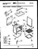 BODY PARTS Diagram and Parts List for GF720NW3  Frigidaire Range