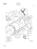 WSHR TUB, MOTOR Diagram and Parts List for FWT645RHS0  Frigidaire Washer