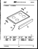 COOKTOP PARTS Diagram and Parts List for 31-2239-00-03  Tappan Range